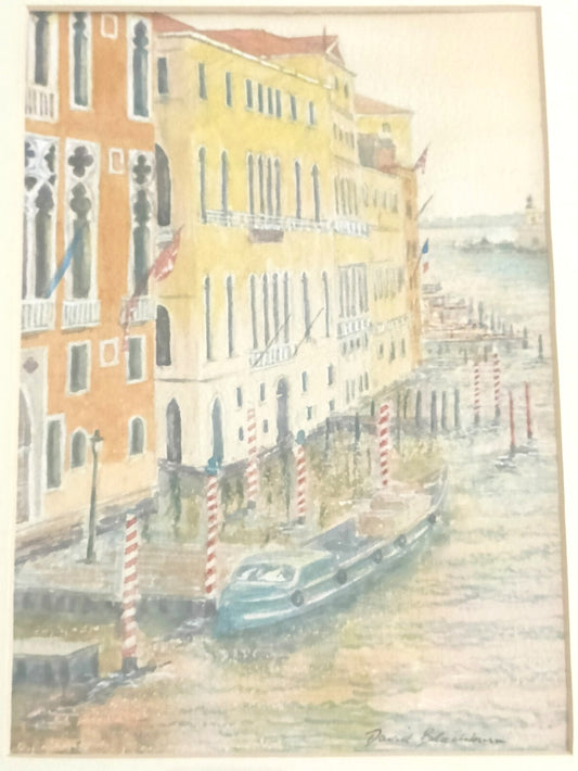 DAVID BLACKBURN Original Venetian Watercolour