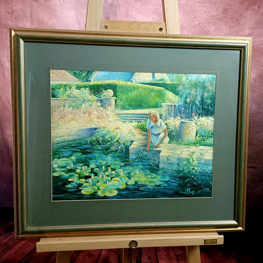 MAUREEN TURNER Signed Original Oil Painting on Board "High Summer"