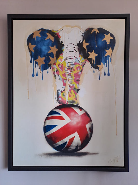 DOM PATTINSON Signed Limited Edition 23/250 "On The March" framed with COA