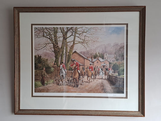 ANTHONY FORSTER Ltd Edition Print "An Old Tradition" Hunting Painting 104/850