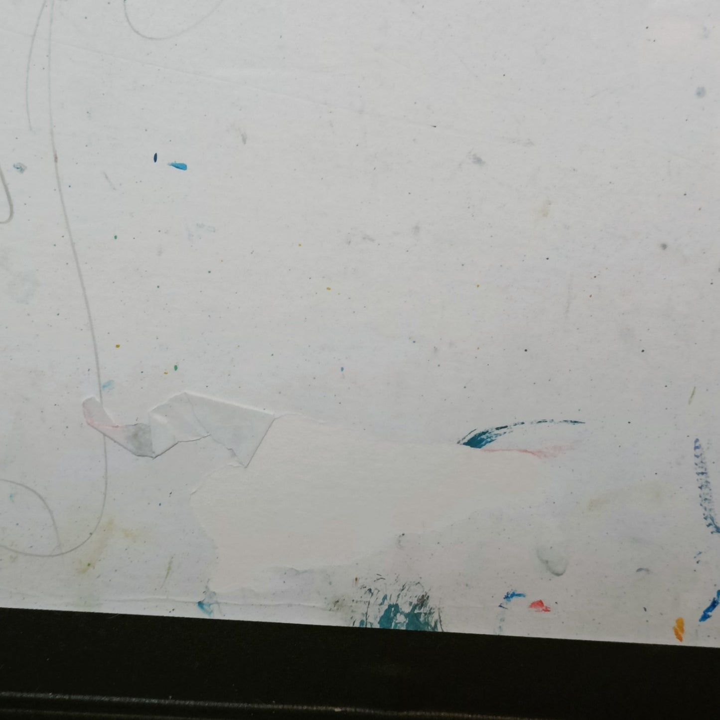 DAVID WILDE (1913–1978) Framed Original 3D Acrylic Painting "Homage to Franz Marc"