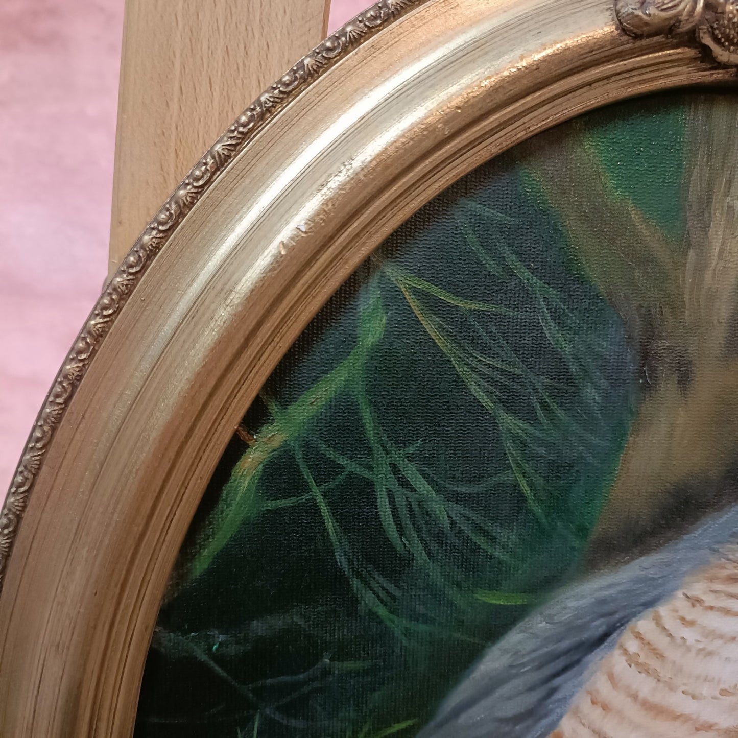 JOHN HASSALL (1944-2020) Original Oval Animal Oil Paintings