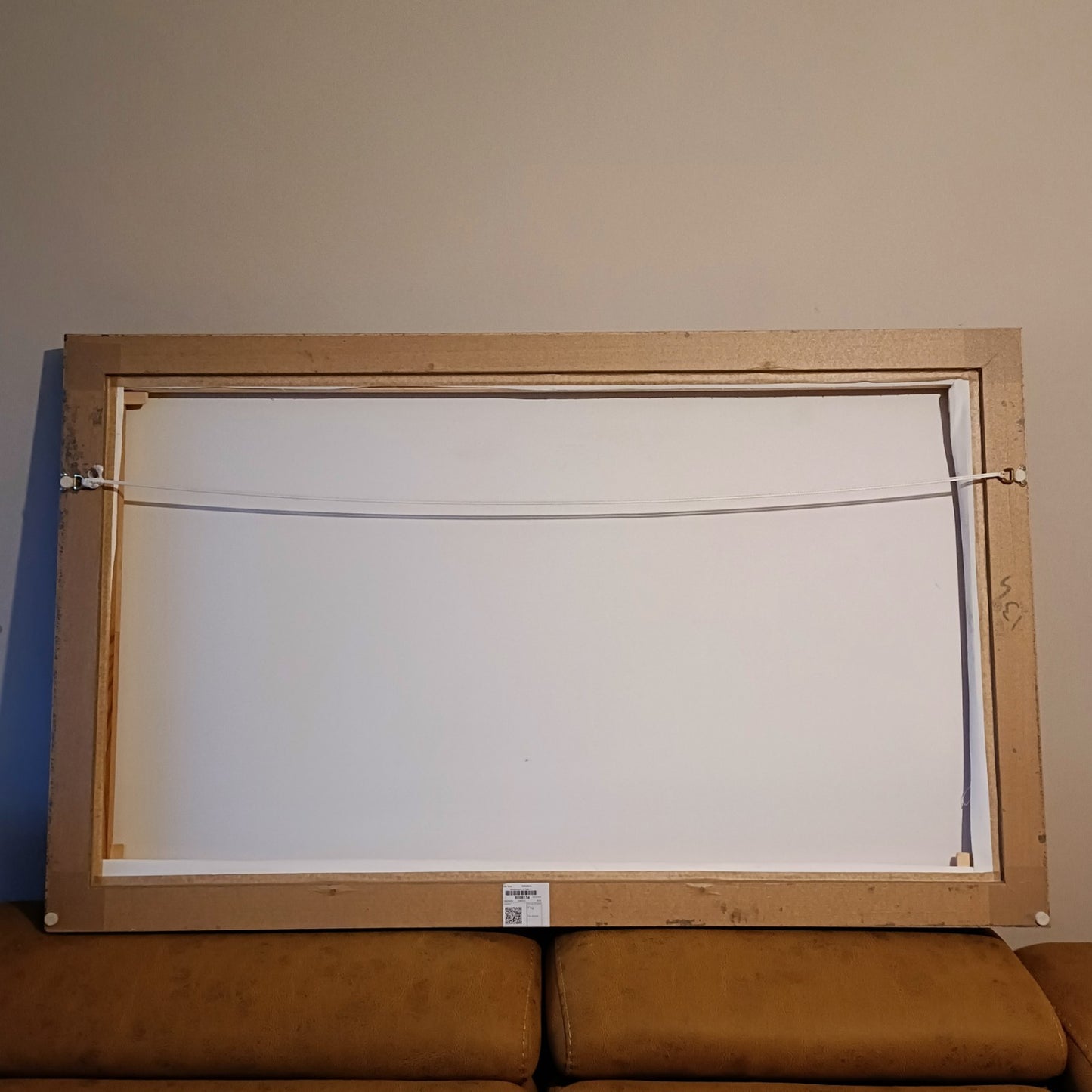 KRIS HARDY (b.1978) Large Framed Original Oil Painting "Westminster at Night II"