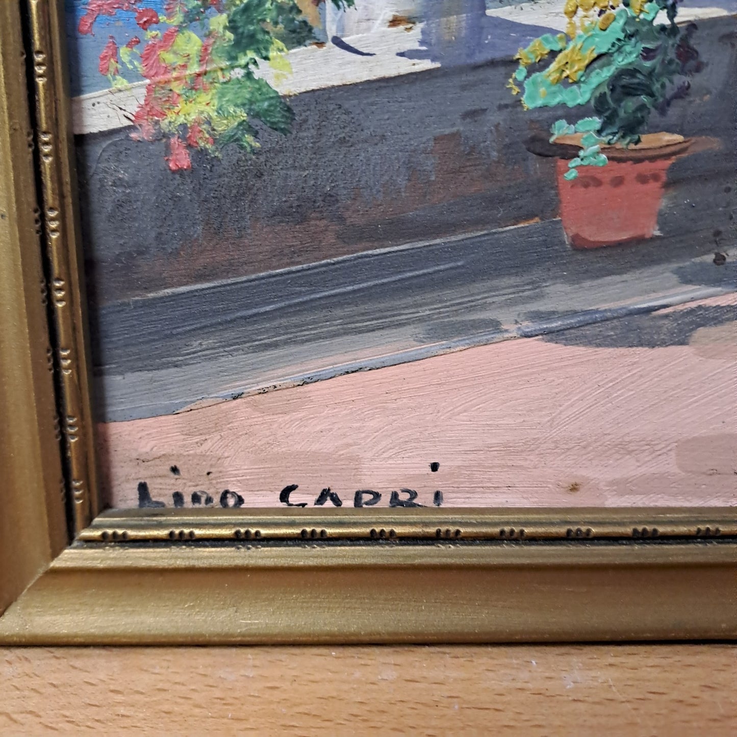 GUSTAVE LINO (1893 — 1961) Original Oil Painting "Capri"