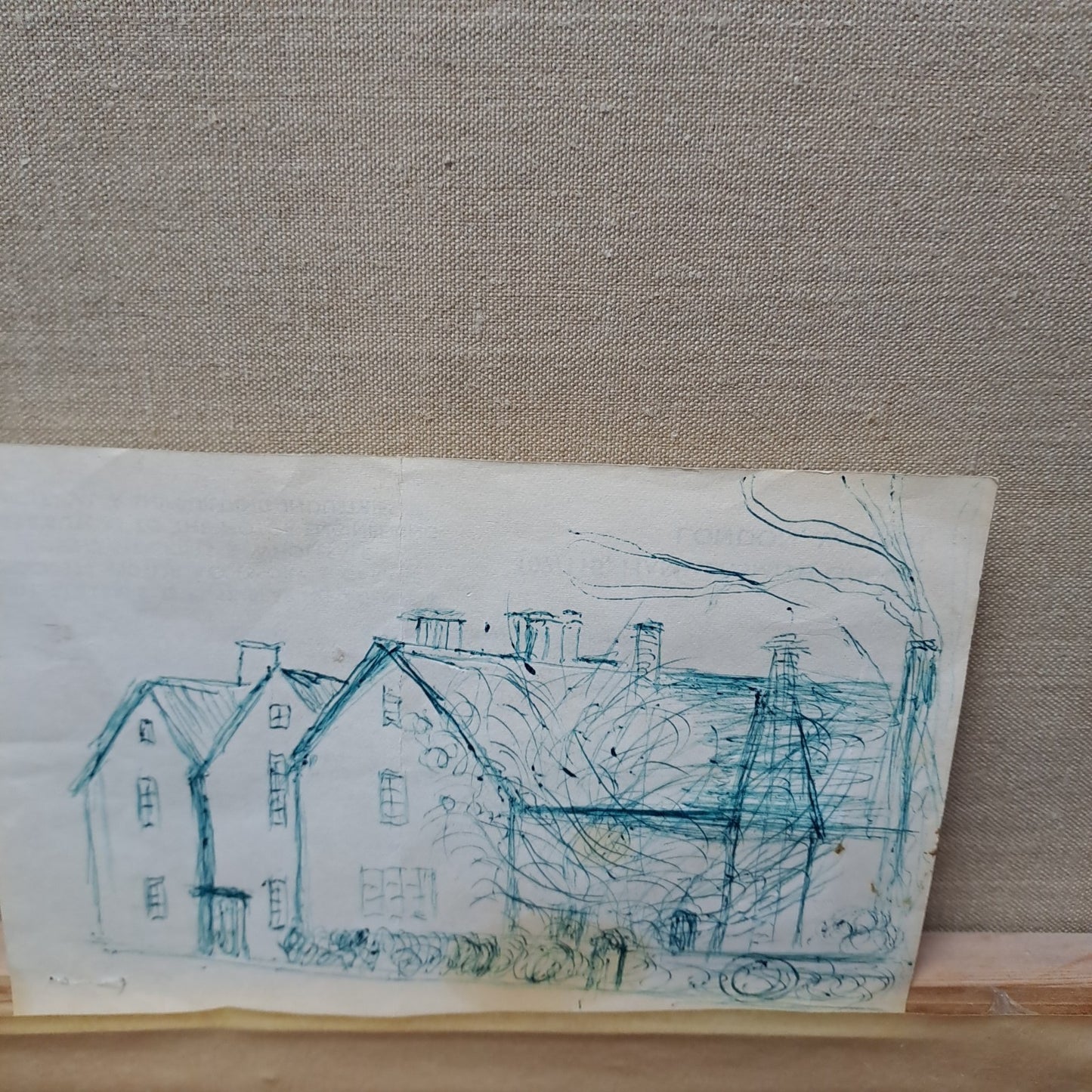 Oil on Canvas "The Grove, Tachbrook Mallory, Leamington Spa"