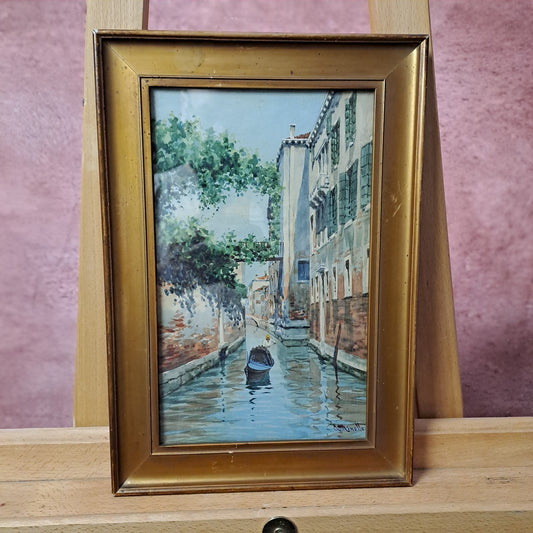 COUNTESS AGNES MINOTTO (1862-1927) Original Watercolour "Venice Scene"