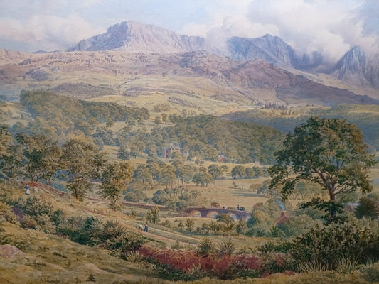 ROBERT GEORGE KELLY Original Watercolour Painting "Cader Idris (From the North)"