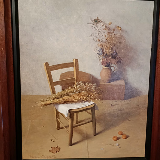 MARTIN COOPER (OMD) (b.1958) Signed Original Oil Painting on Board "Autumn"