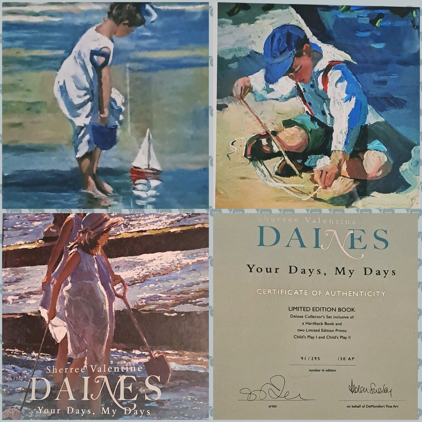 SHERREE VALENTINE DAINES Signed Childs Play I/II Collectors Set Ltd 91/295