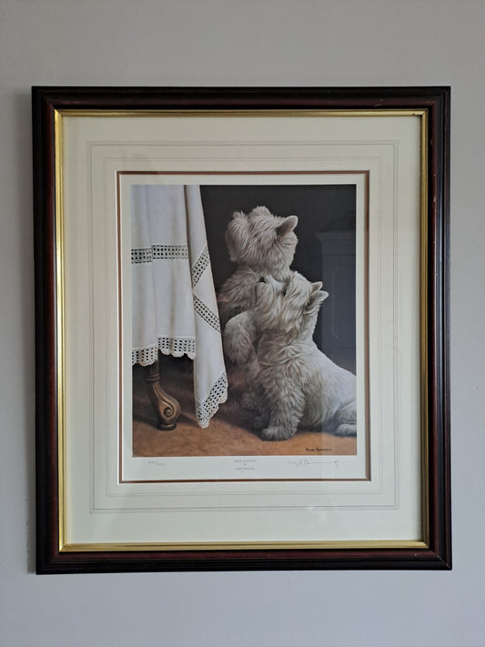 NIGEL HEMMING Signed Limited Edition Print "Table Manners" 400/600