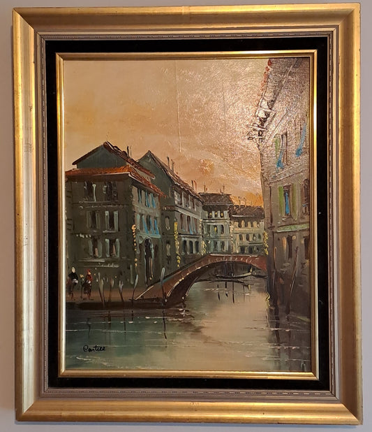 Venice Original Oil Painting Signed