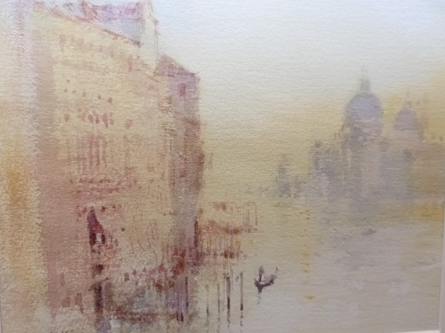 ROBERT KING (b1936)RI RSMA Original Watercolour Painting "Morning Light, Venice"
