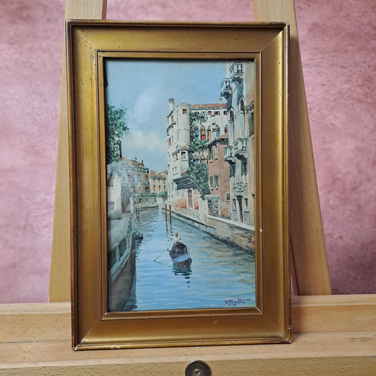 COUNTESS AGNES MINOTTO (1862-1927) Original Watercolour "Venice Scene"