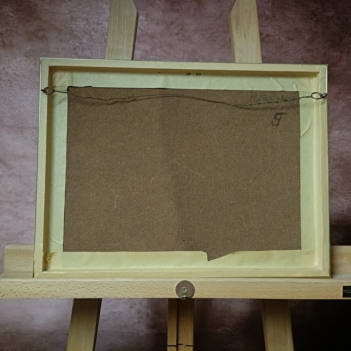 LEWIS MITCHELL (b.1938) Original Oil Painting on Board "Four Masts"