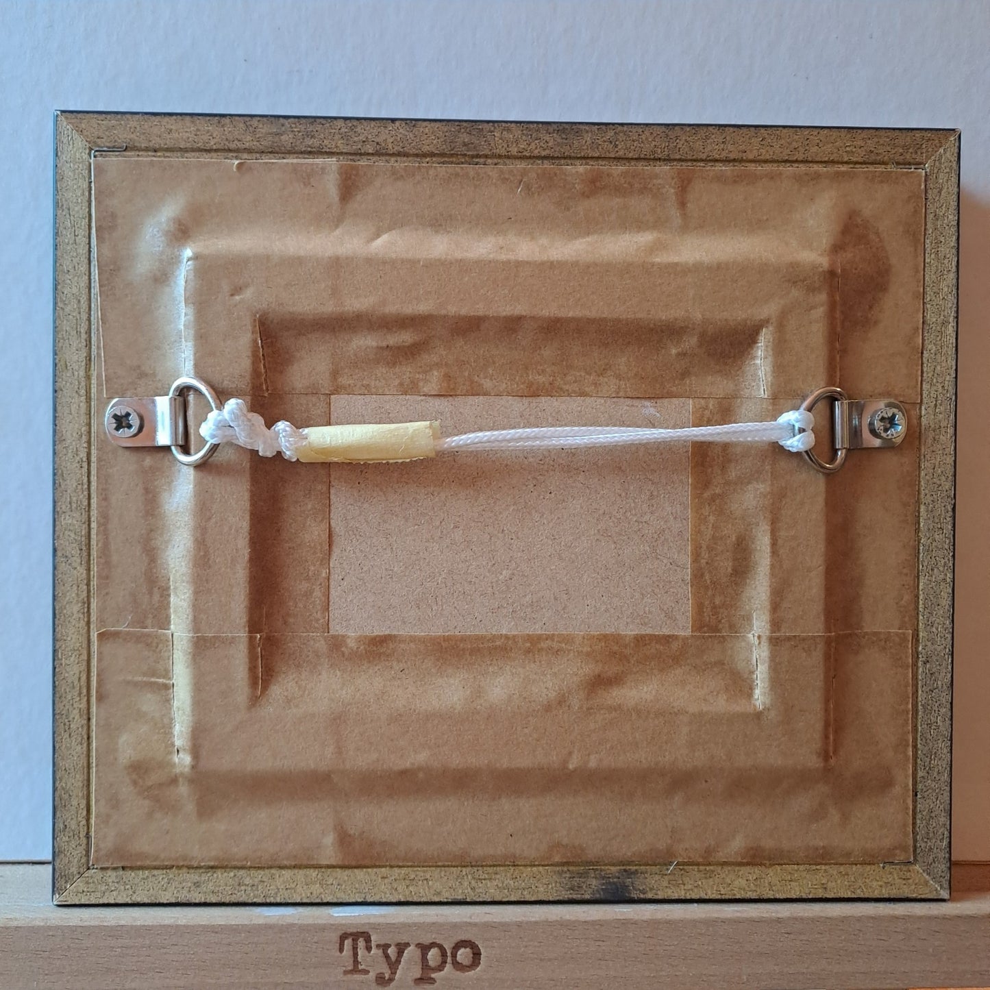 MARY SHAW Framed Original Miniature Oil Painting "Docked Boat"