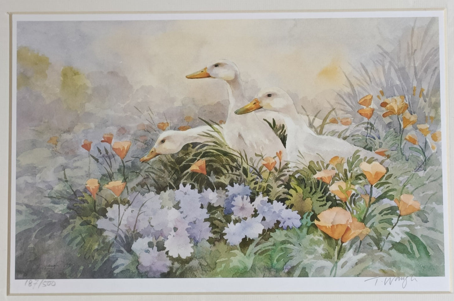 Trevor Waugh Watercolour Ducks, Limited Edition Prints, Lot of 2 Pictures