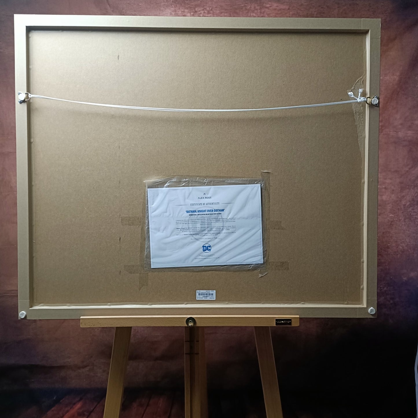 ALEX ROSS Signed Framed Limited Edition Print Batman: Knight Over Gotham 165/195