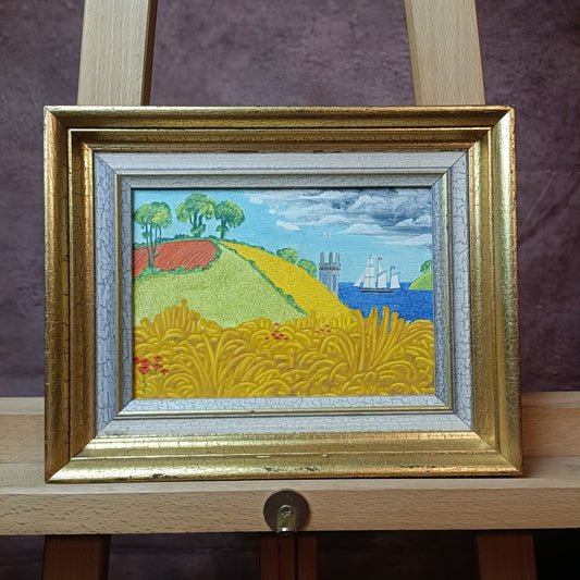 LEWIS MITCHELL (b.1938) Original Oil Painting on Board "No. 183"