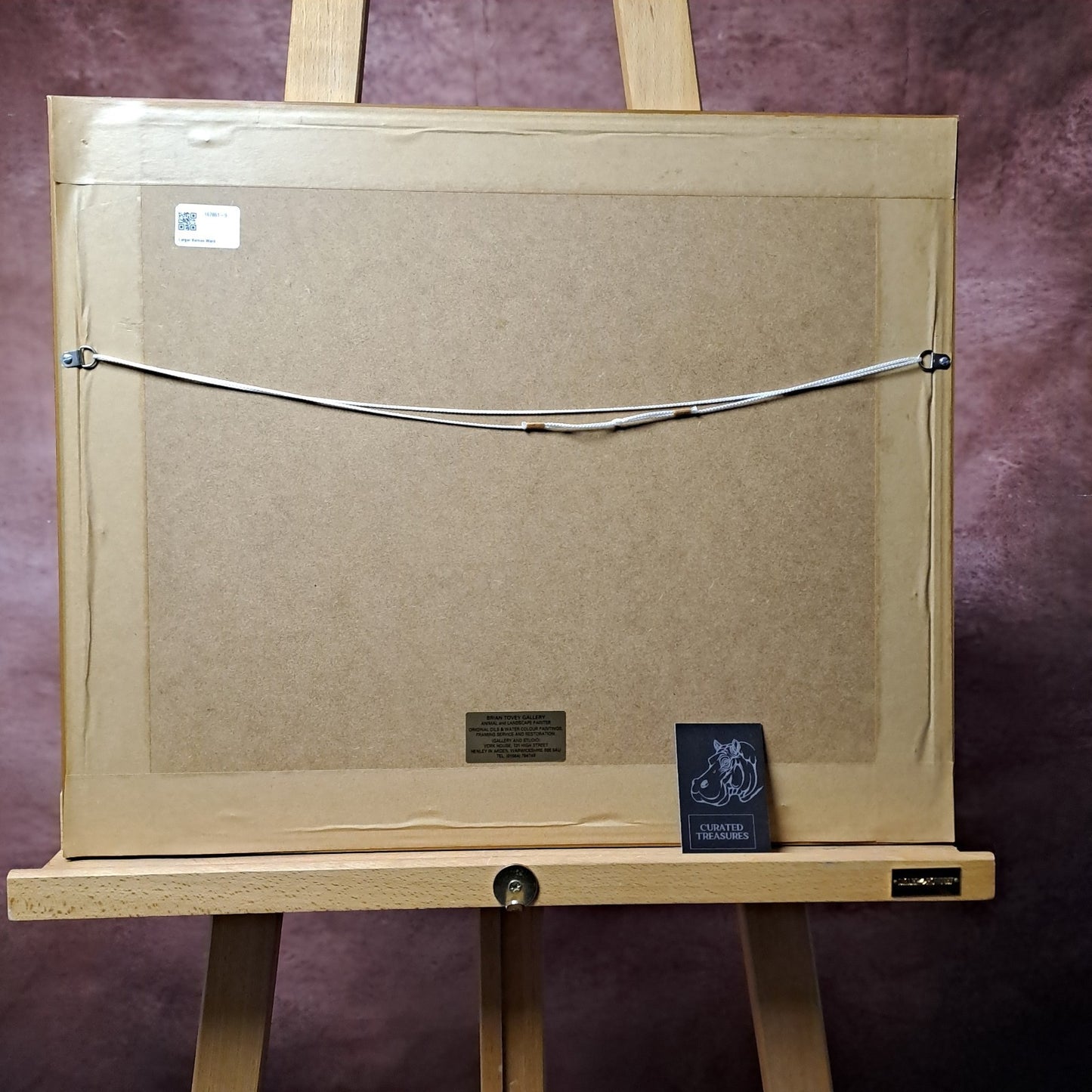 VERNON DE BEAUVOIR WARD Original Oil Painting Cumbrian Mountain Scene