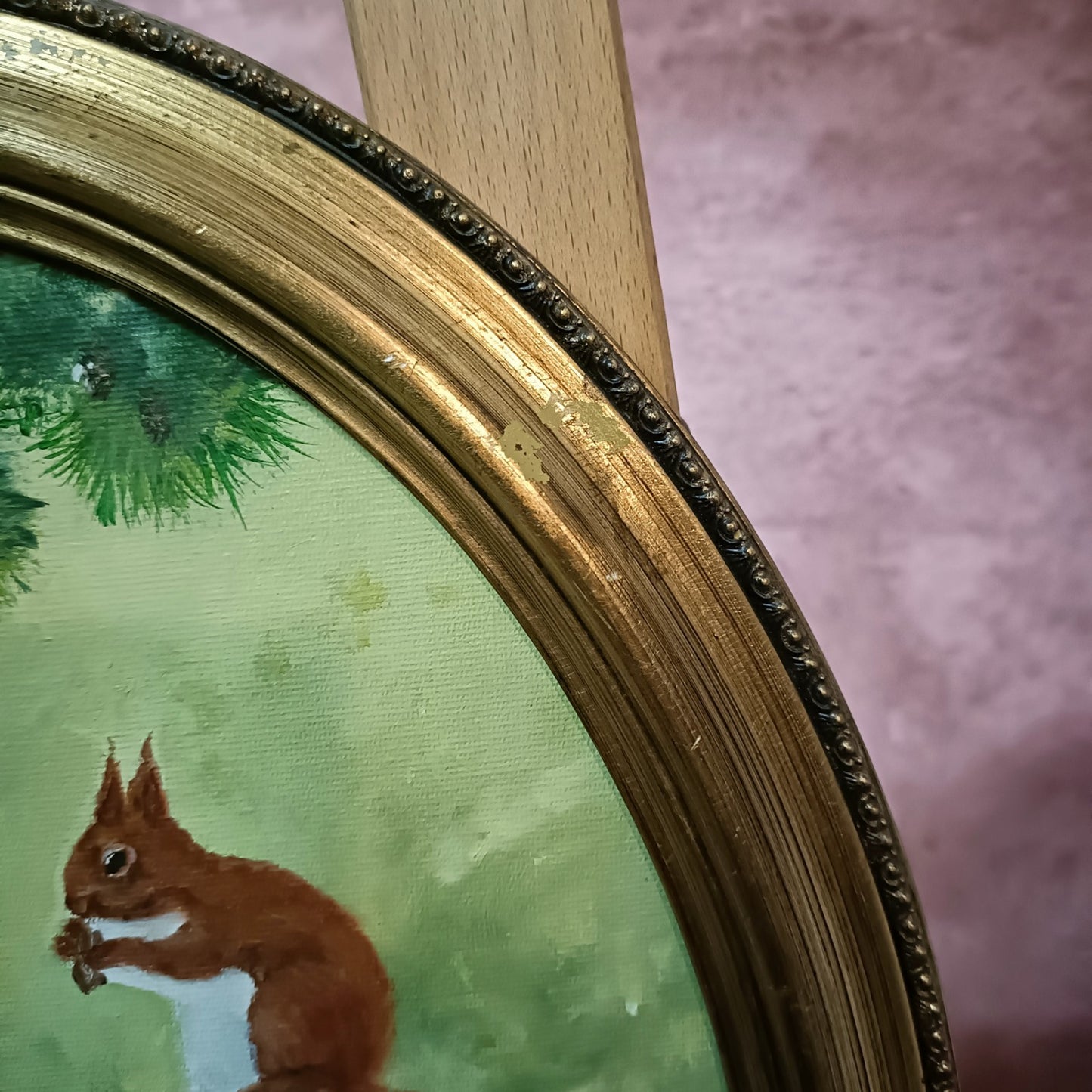 JOHN HASSALL (1944-2020) Original Oval Animal Oil Paintings