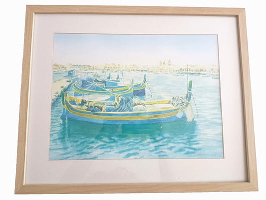DAVID BLACKBURN Watercolour Limited edition print 1/6 "Impressions of Malta"