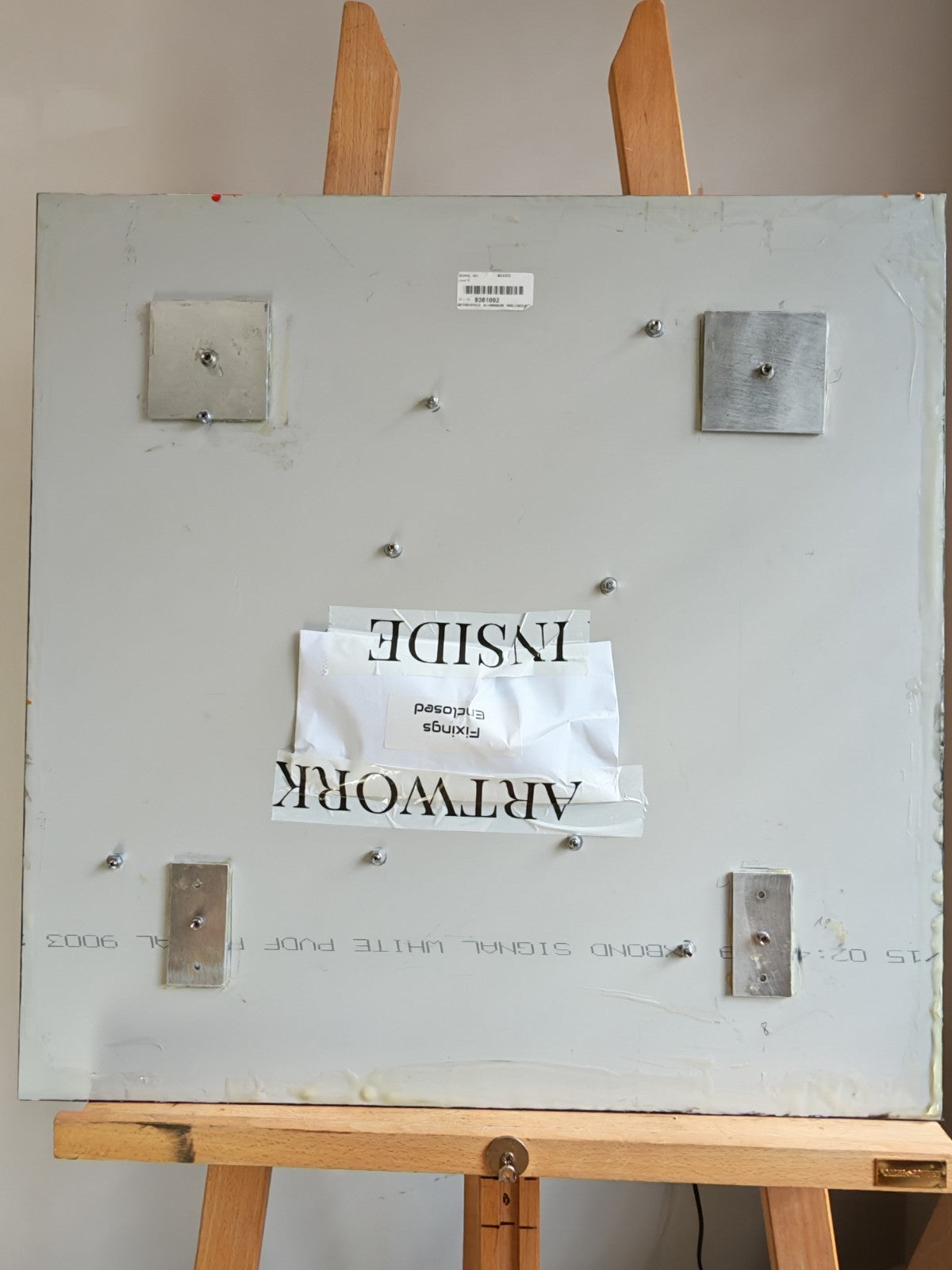 URI DUSHY Signed Original Mixed Media On Aluminium Panel, "Love V"