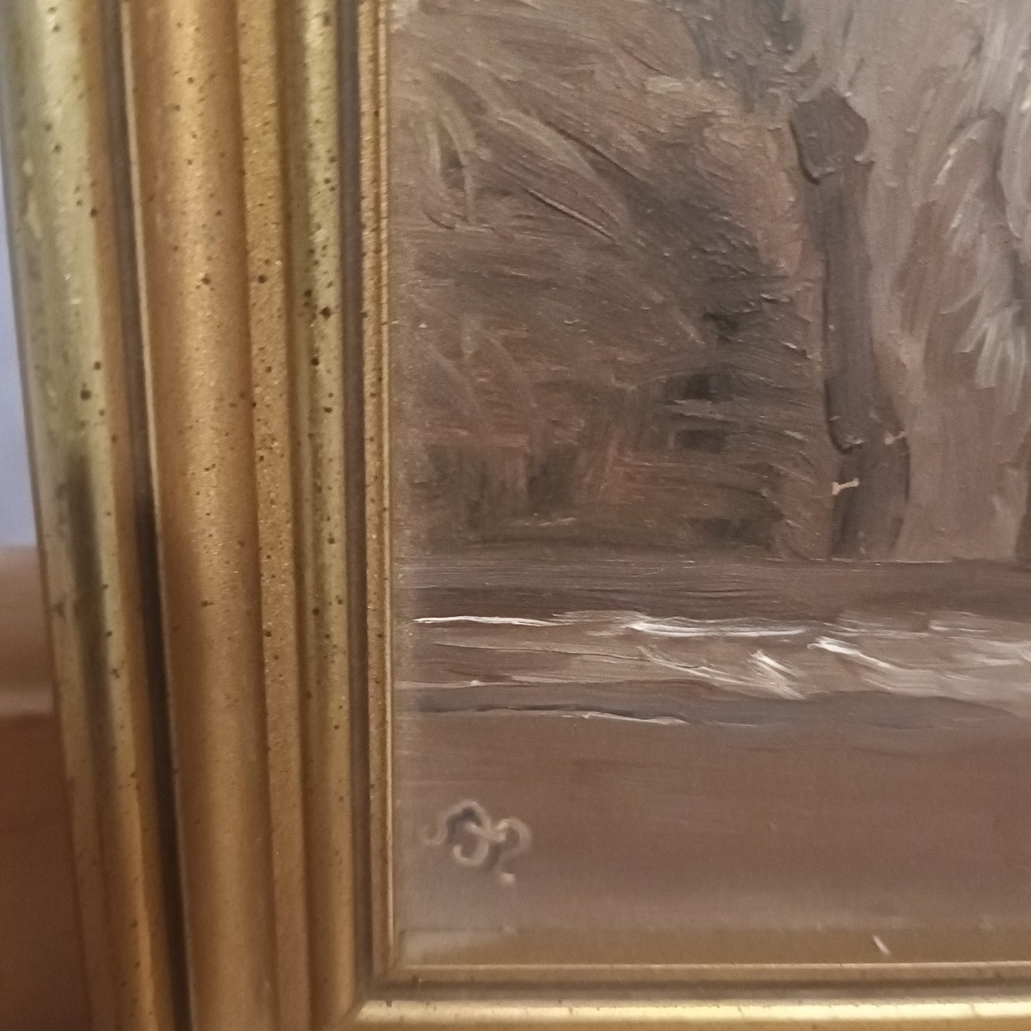 JOHN G MACE (b.1937) Original Oil Painting on Board "2 Donkeys and a duck"