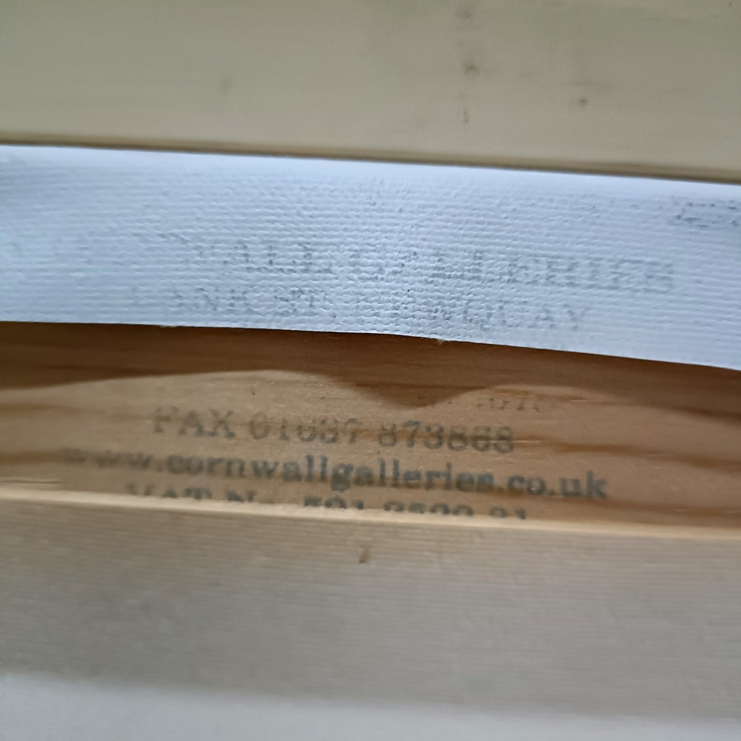 Terry Heath Signed Framed Original Oil on canvas Painting, Large.