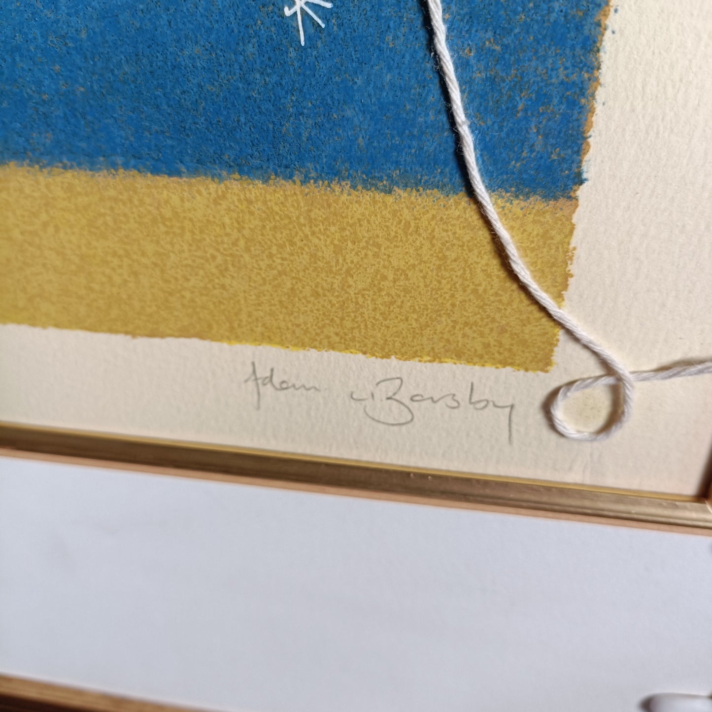 ADAM BARSBY Sailing by the Stars L/E 191/275 Altered Art 3d Button Moon - Curated Treasures