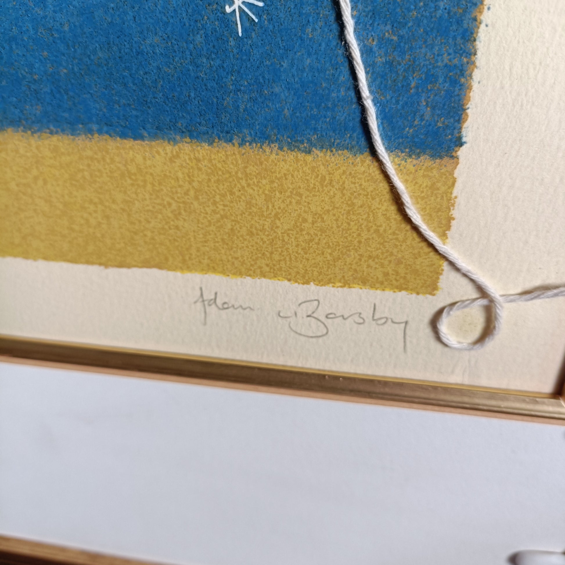 ADAM BARSBY Sailing by the Stars L/E 191/275 Altered Art 3d Button Moon - Curated Treasures