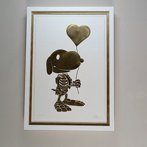 ALESSANDRO PAGLIA Limited Edition Print “Heart of Gold (Snoopy)” 66/195