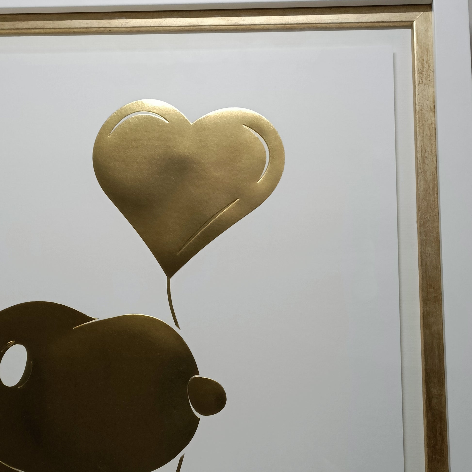 Limited edition print of “Heart of Gold (Snoopy)” by Alessandro Paglia, numbered 66 of 195, featuring Snoopy in vibrant colors.