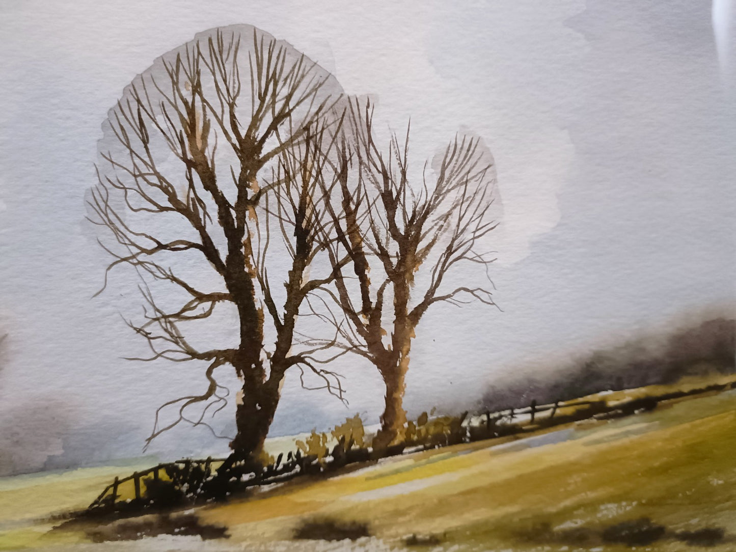 RAYMOND WITCHARD Original Watercolour Painting Welsh Landscape