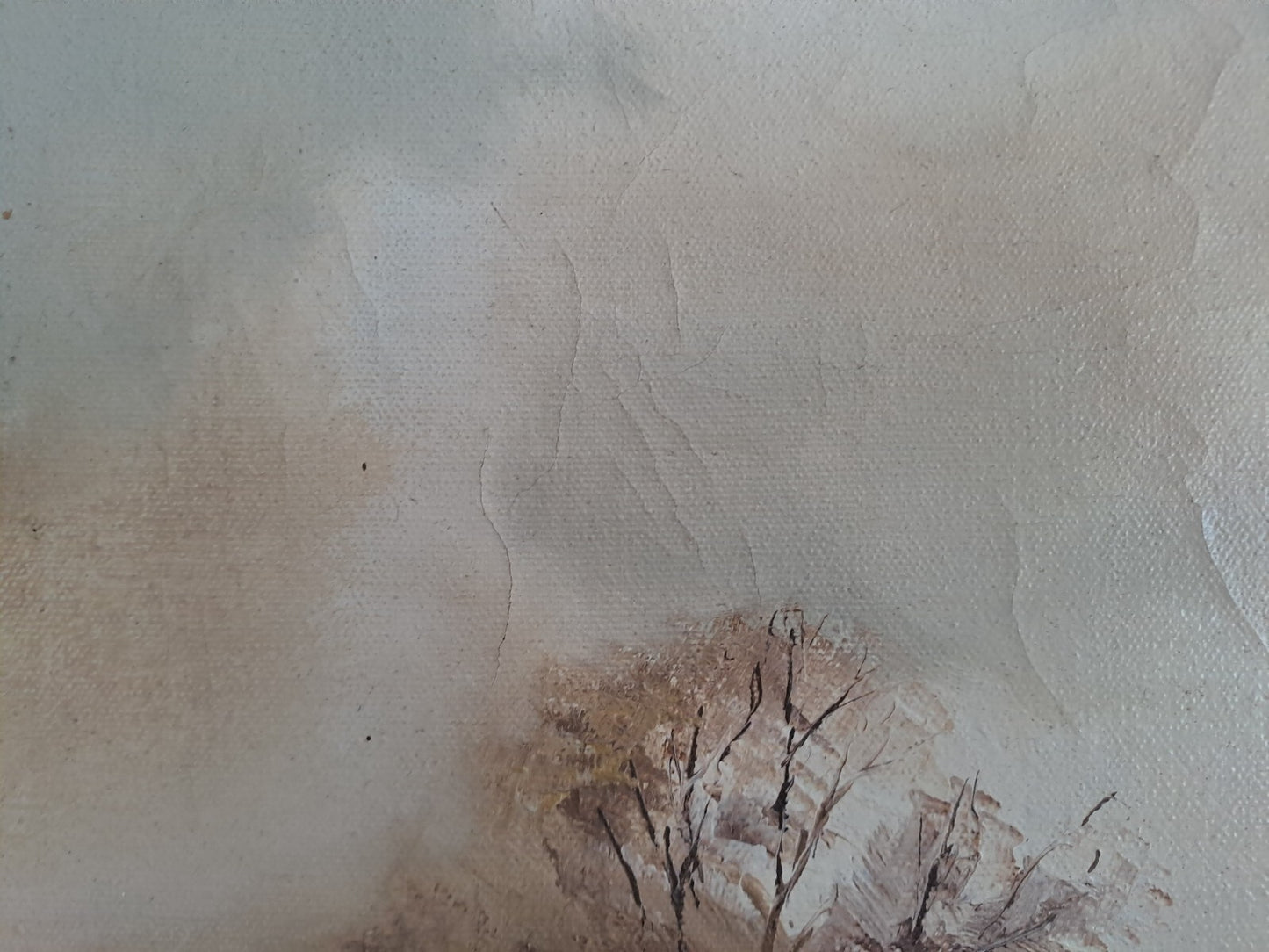 Original Oil on Canvas Windmill Scene Signed I. Costello 88cm X 62cm