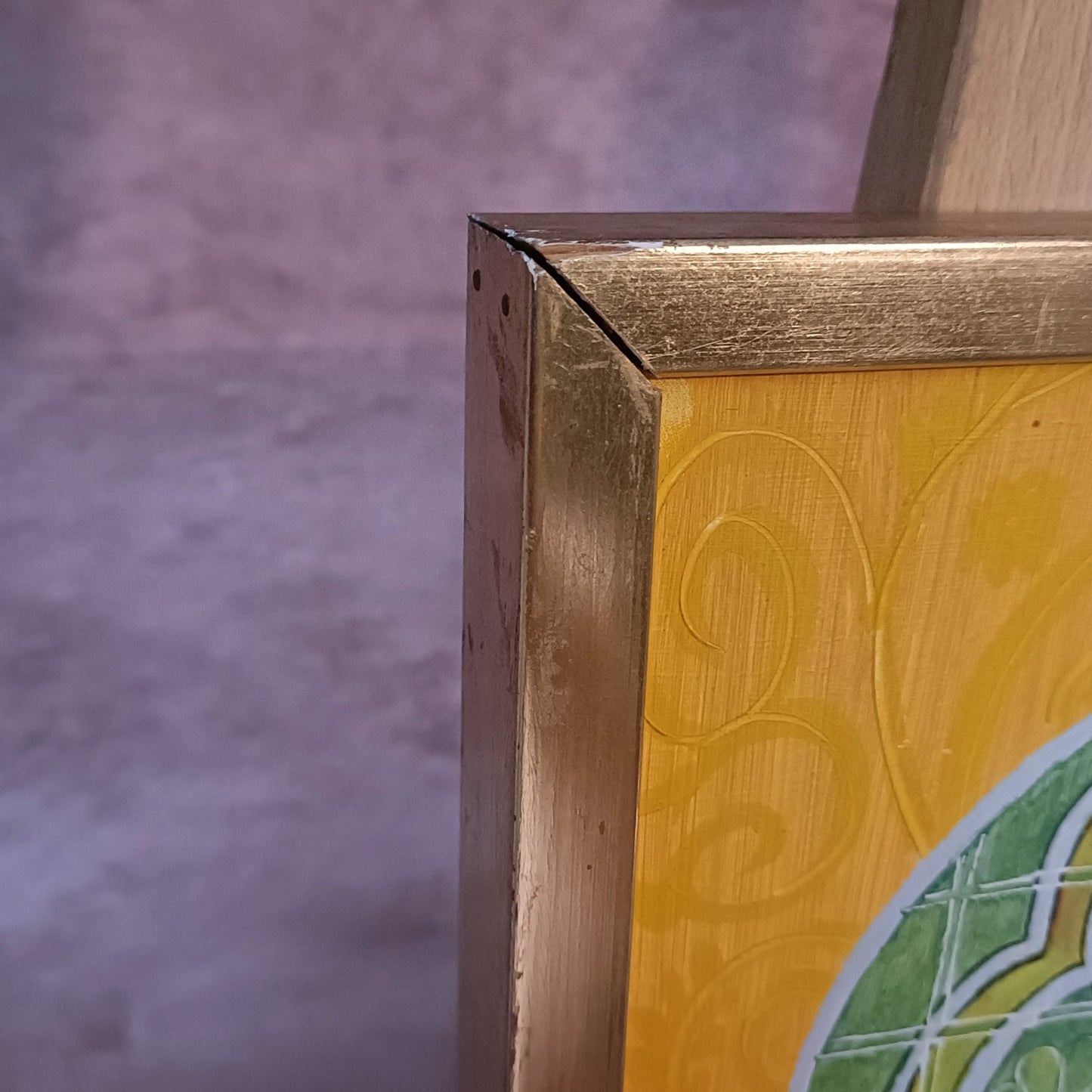 LEWIS MITCHELL (b.1938) Original Oil Painting on Board "Pauline's Flowers"