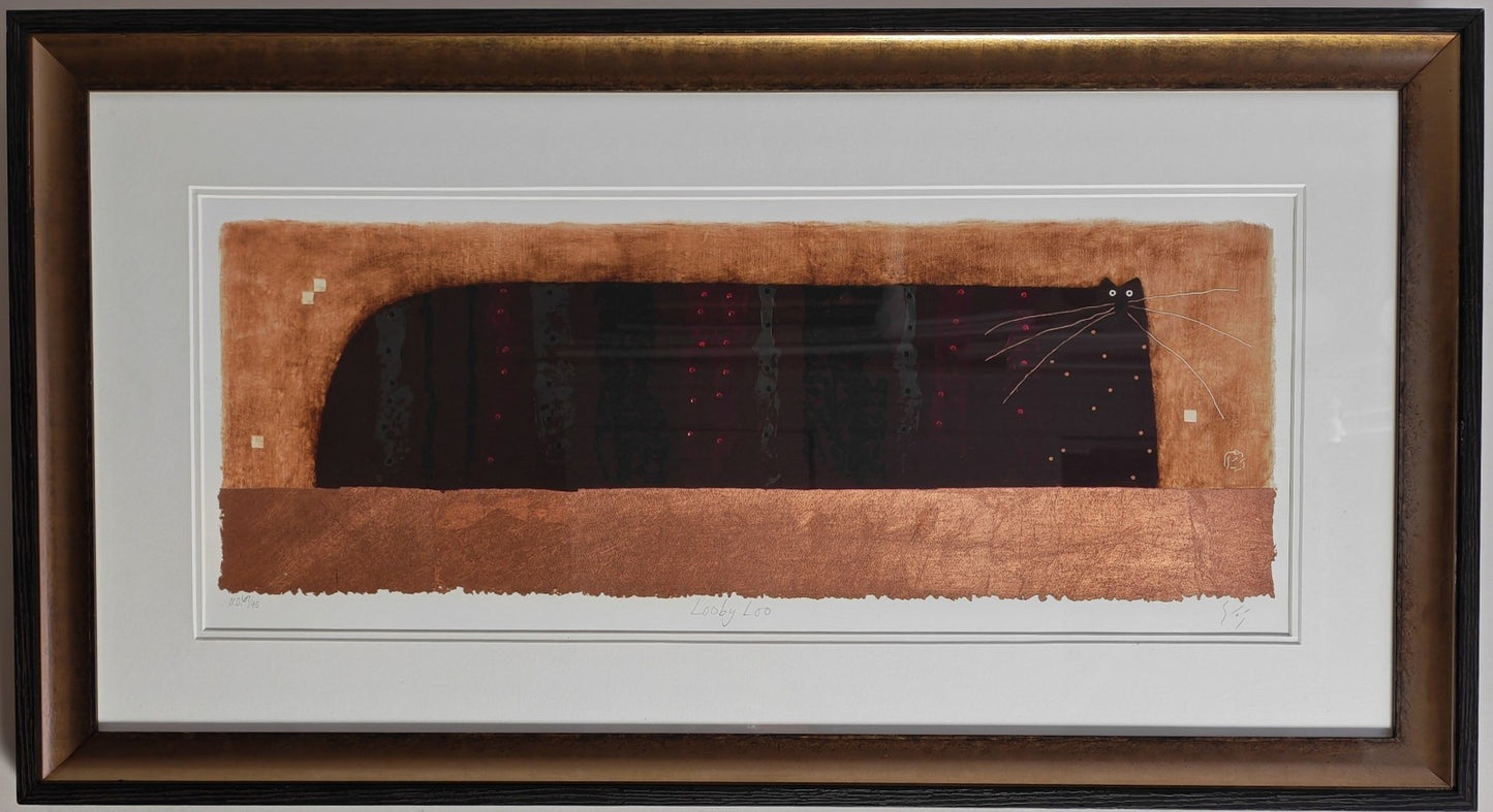 GOVINDER NAZRAN (1964–2008) Framed Signed Limited Edition “Looby Loo”  US67/95