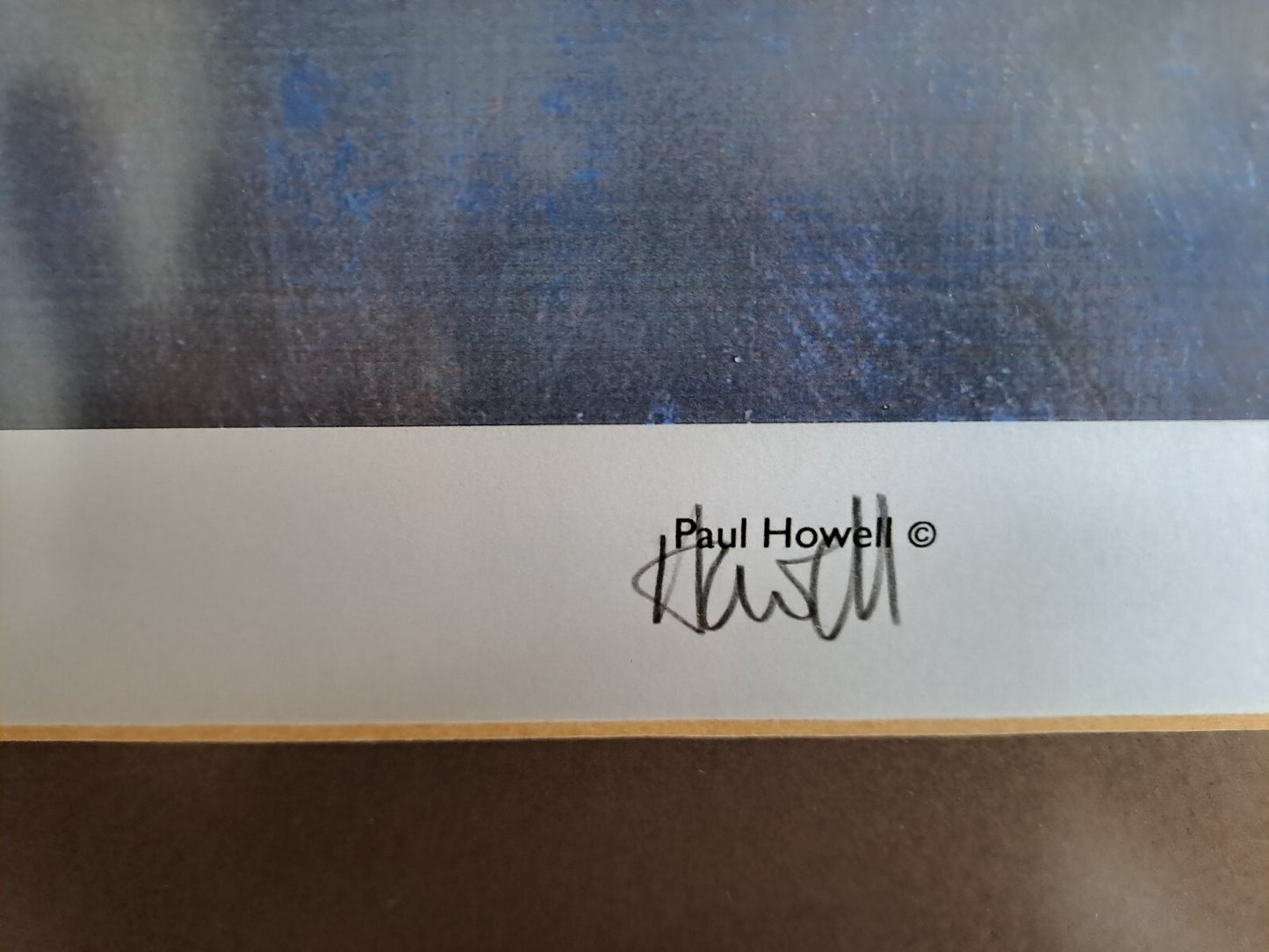 "KEITH RICHARDS" Signed First Edition Print by Paul Howell 60/250