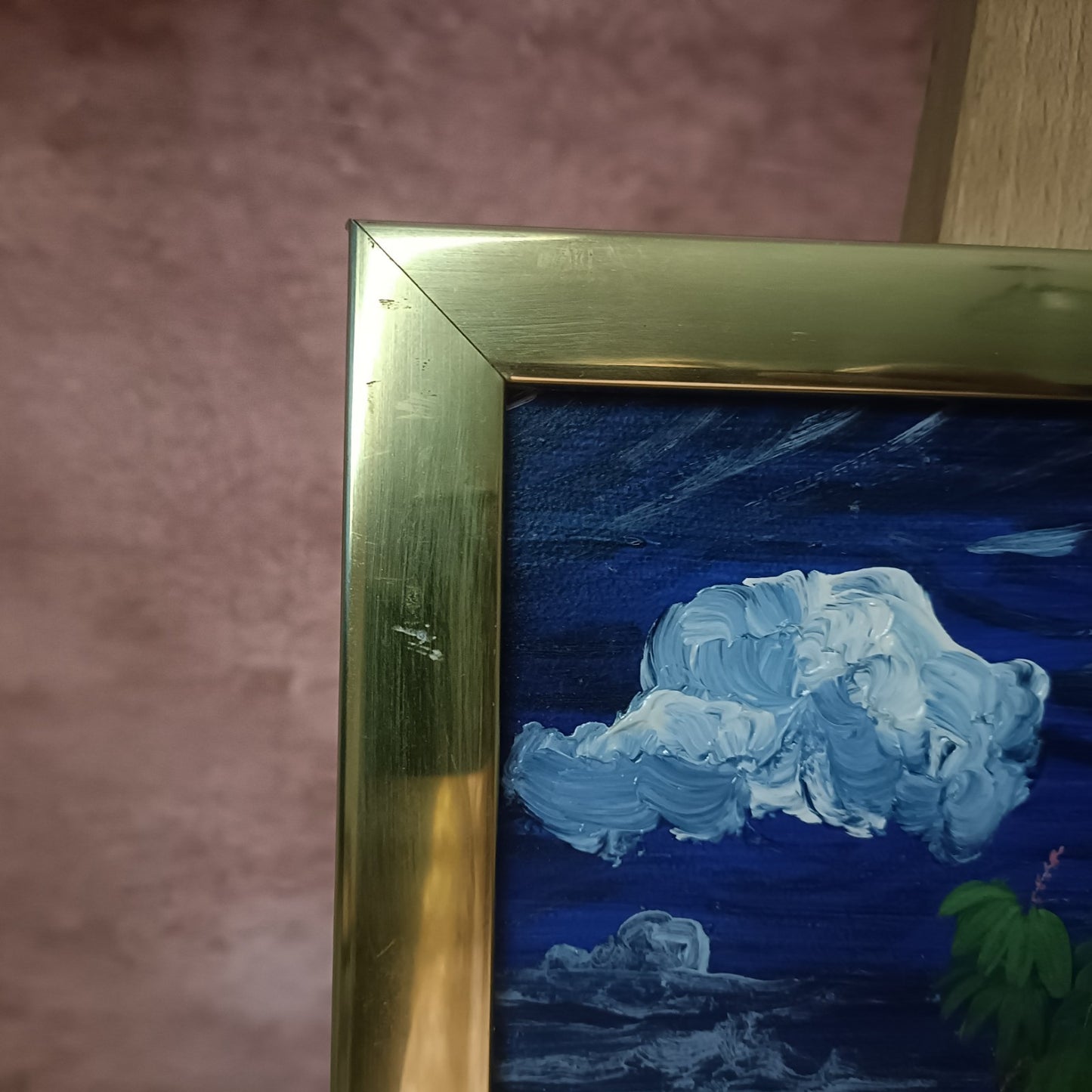 LEWIS MITCHELL (b.1938) Original Oil Painting on Board "Four Masts"