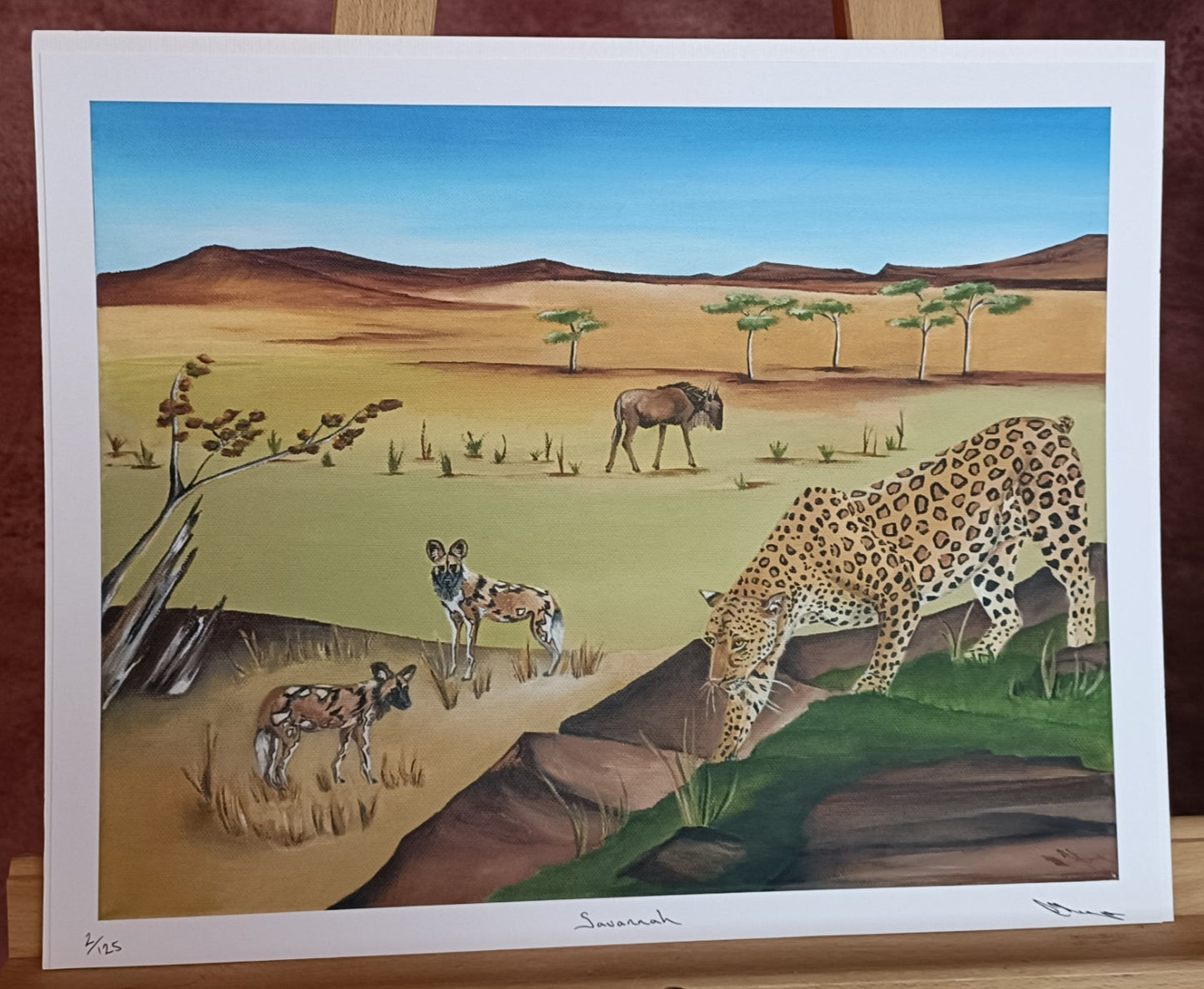 Signed Limited Edition Print "Savannah"