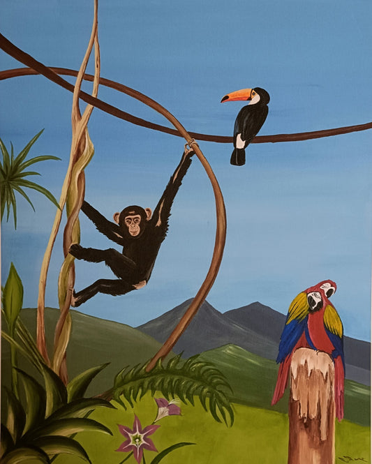 Signed Limited Edition Print "Chimpanzee"