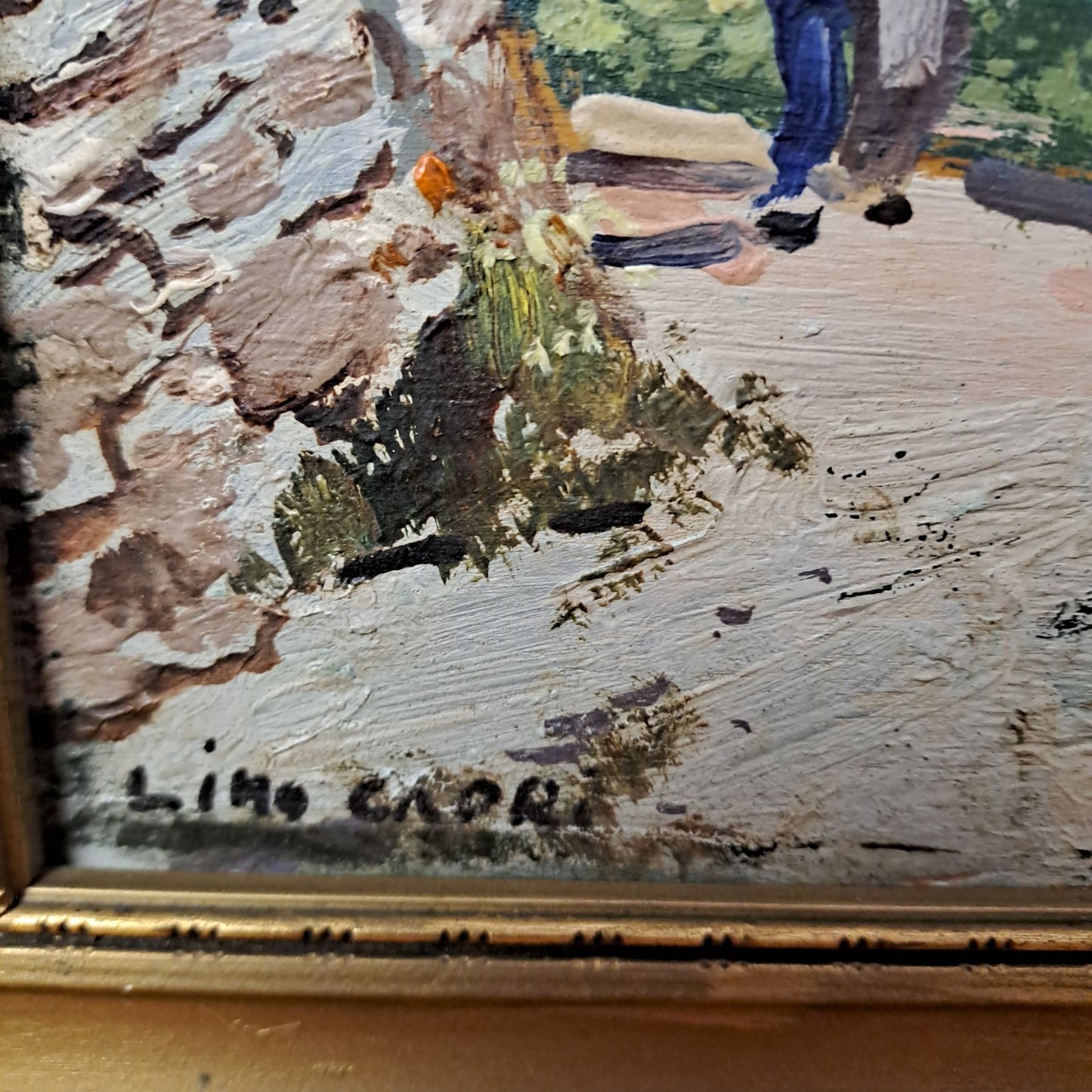 GUSTAVE LINO (1893 — 1961) Original Oil Painting "Capri"