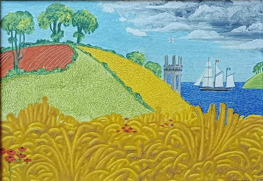 LEWIS MITCHELL (b.1938) Original Oil Painting on Board "No. 183"