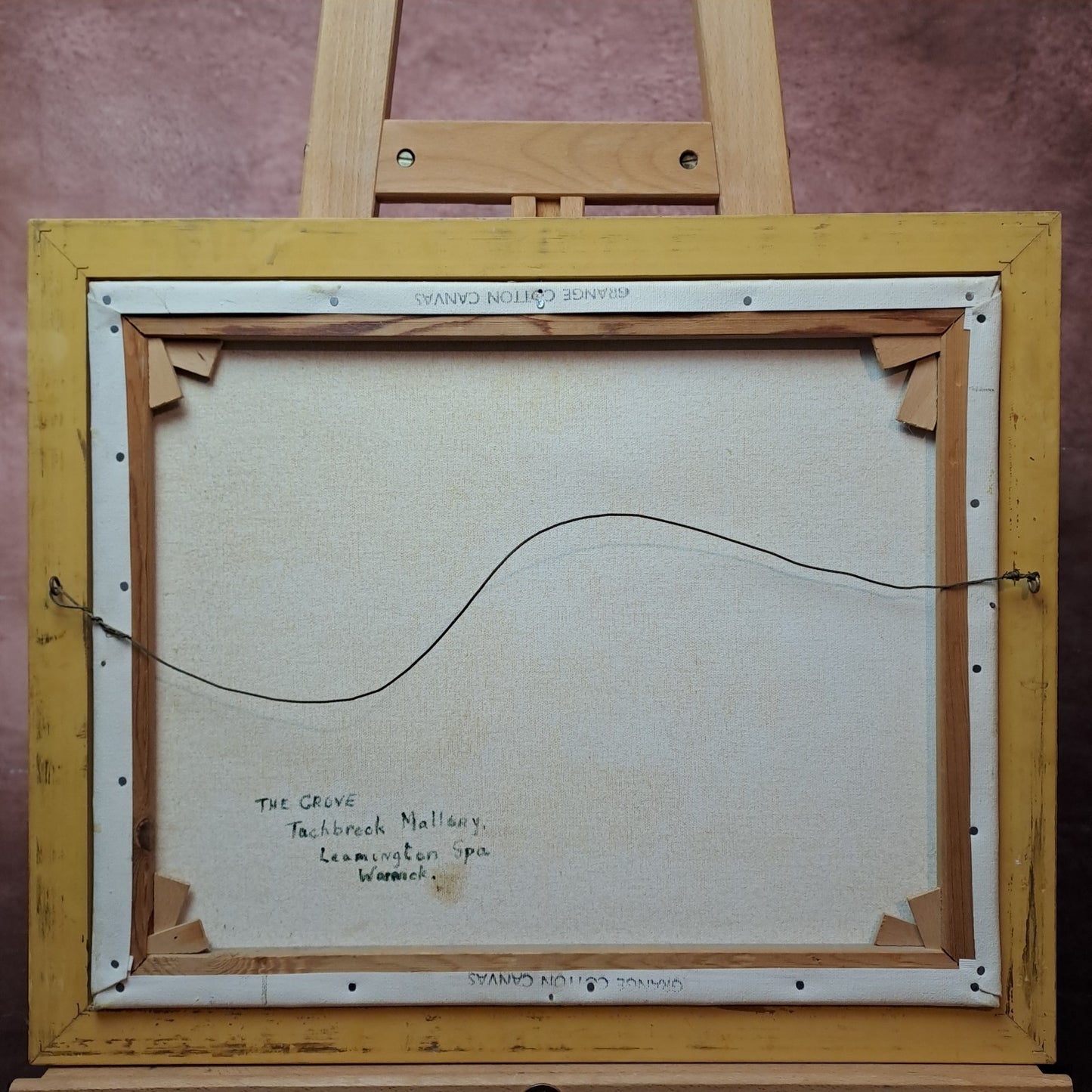 BM NEEDHAM Oil on Canvas "The Grove, Tachbrook Mallory, Leamington Spa"