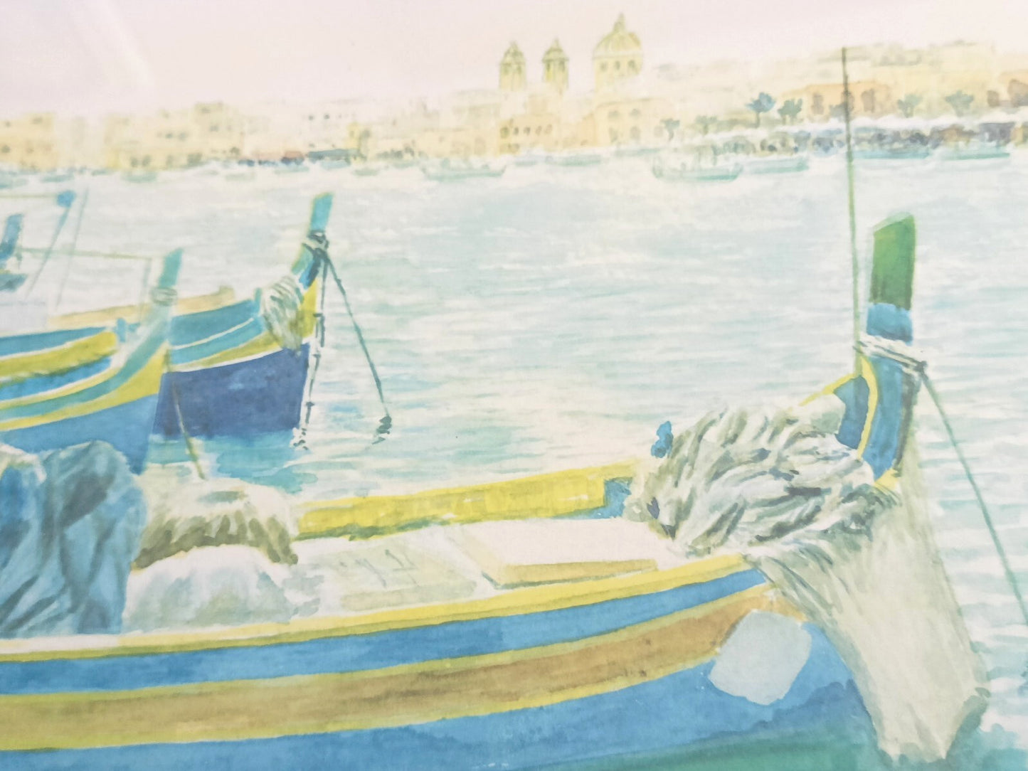 DAVID BLACKBURN Watercolour Limited edition print 1/6 "Impressions of Malta"