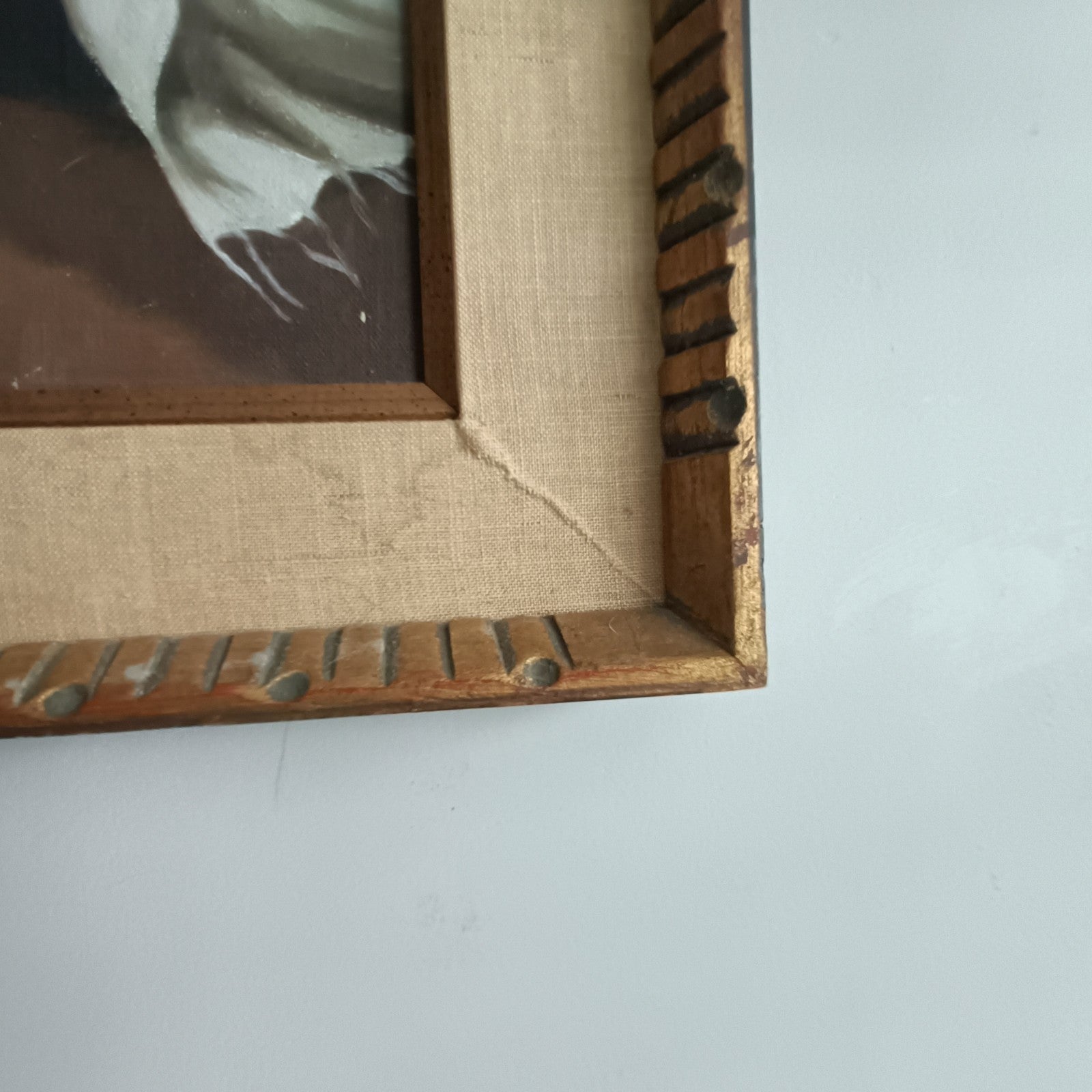 Framed original oil on canvas by SOLOMAN LESKI depicting a portrait of a rabbi, from Curated Treasures collection.