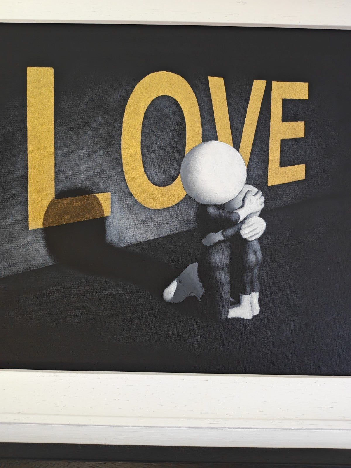 MARK GRIEVES Original Acrylic on Canvas "Love is Everything"