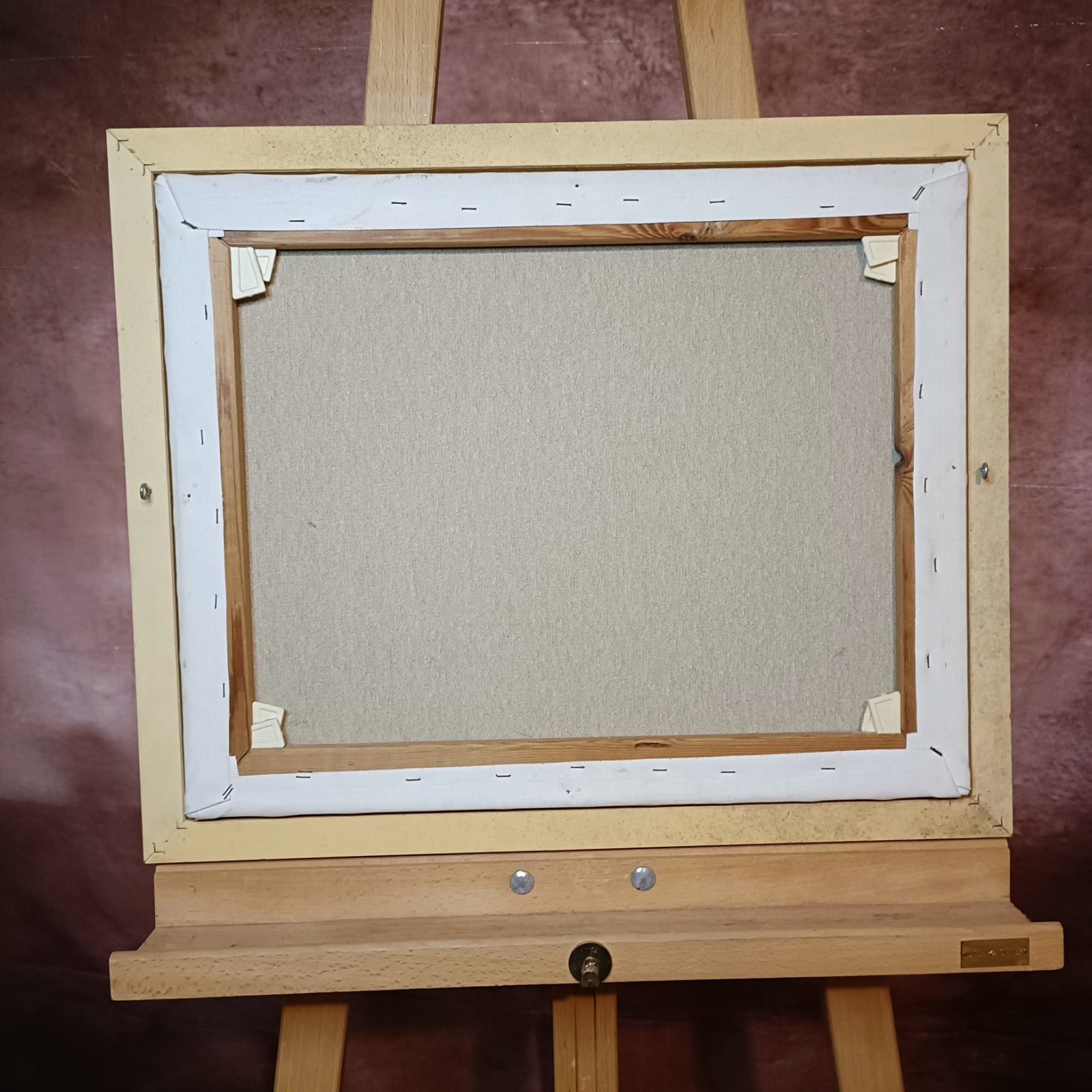 Framed original oil on canvas painting of Thatch Cottage on River Nadder by Curated Treasures, depicting a serene rural scene.