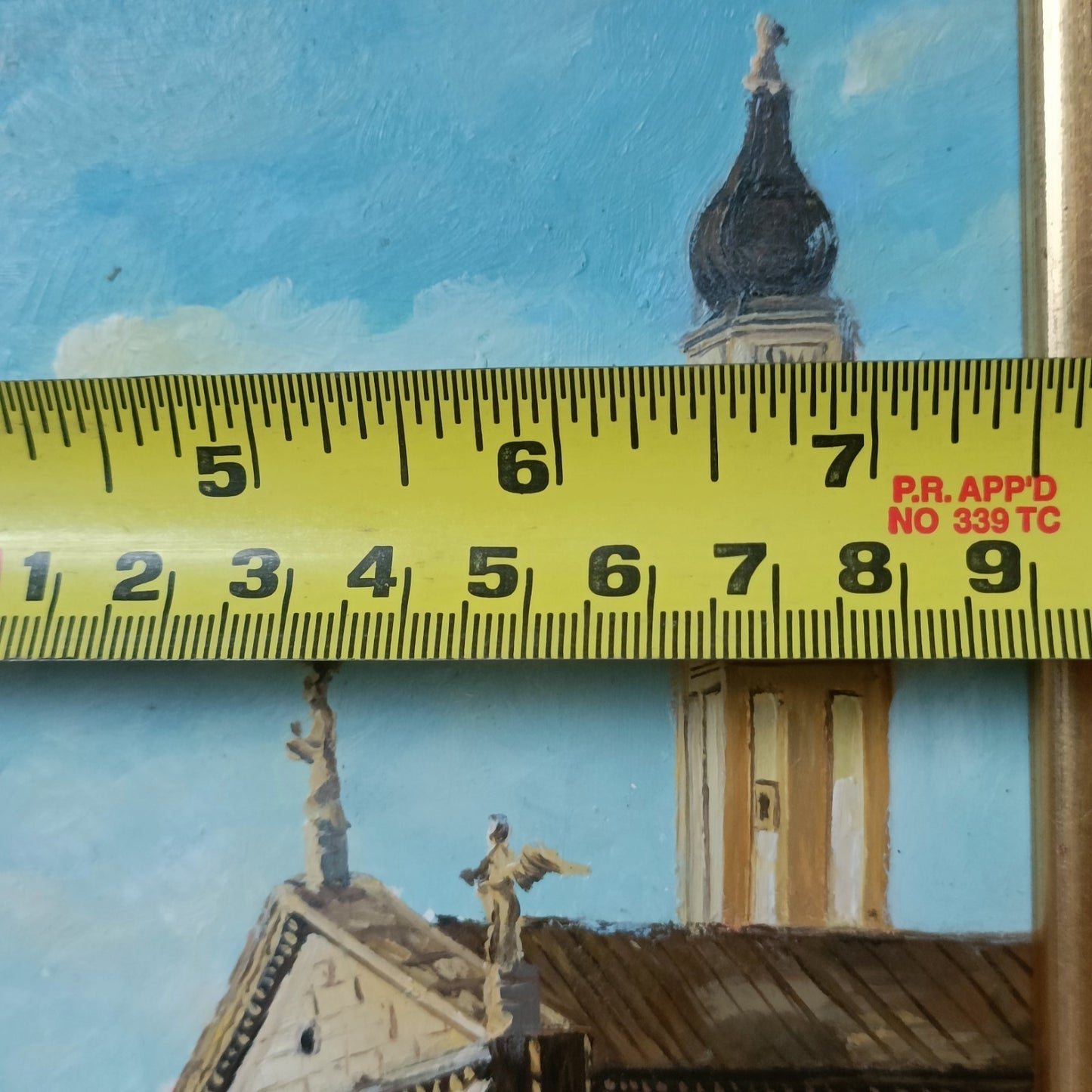 Oil painting - Venice The Rialto Bridge and The Church of S. Giorgio Maggiore