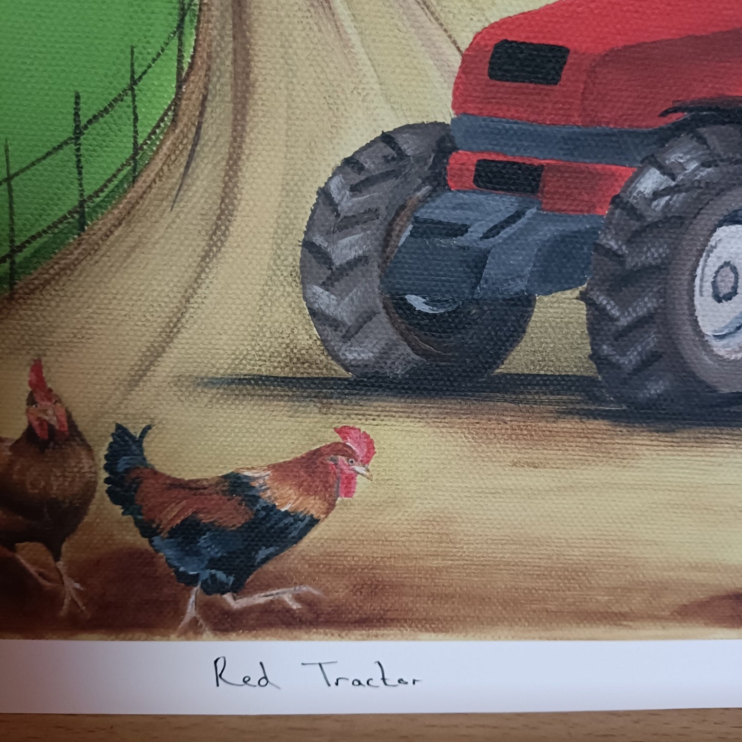 Signed Limited Edition Print "Red Tractor"