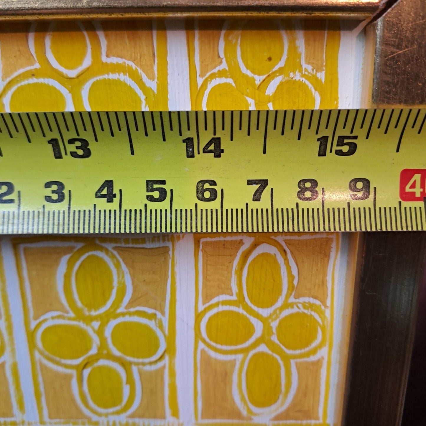 LEWIS MITCHELL (b.1938) Original Oil on Board "Yellow Flowers"